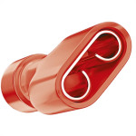 Terminal Femea Totalmente Isolado Nylon Sforplast 0,5 A 1,5Mm - Vermelho