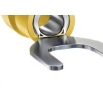 Terminal Forquilha Pre-Isolado Sforplast 4,0 A 6,0Mm - M6 - Amarelo