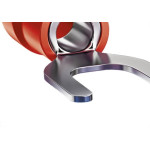 Terminal Forquilha Pre-Isolado Sforplast 0,5 A 1,5Mm - M6 - Vermelho