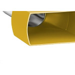 Terminal Tubular Ilhos Isolado Duplo Sforplast 6,0Mm Comprimento 14Mm - Amarelo