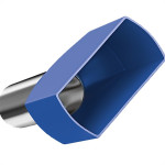 Terminal Tubular Ilhos Isolado Duplo Sforplast 2,5Mm Comprimento 10Mm - Azul