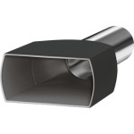 Terminal Tubular Ilhos Isolado Duplo Sforplast 1,5Mm Comprimento 8Mm - Preto
