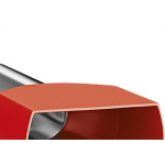Terminal Tubular Ilhos Isolado Duplo Sforplast 10,0Mm Comprimento 14Mm - Vermelho