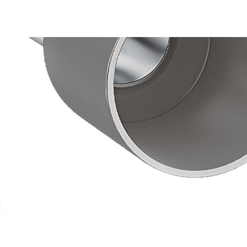 Terminal Tubular Ilhos Isolado Simples Sforplast 4,0Mm Comprimento 10Mm - Cinza