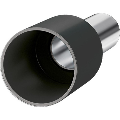 Terminal Tubular Ilhos Isolado Simples Sforplast 1,5Mm Comprimento 8Mm - Preto
