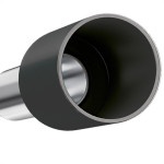 Terminal Tubular Ilhos Isolado Simples Sforplast 1,5Mm Comprimento 8Mm - Preto