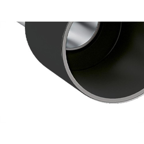 Terminal Tubular Ilhos Isolado Simples Sforplast 1,5Mm Comprimento 8Mm - Preto