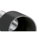 Terminal Tubular Ilhos Isolado Simples Sforplast 1,5Mm Comprimento 8Mm - Preto