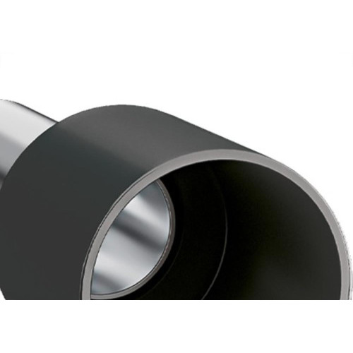 Terminal Tubular Ilhos Isolado Simples Sforplast 1,5Mm Comprimento 8Mm - Preto
