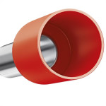 Terminal Tubular Ilhos Isolado Simples Sforplast 1,0Mm Comprimento 8Mm - Vermelho