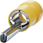 Terminal Pino Pre-Isolado Sforplast 4,0 A 6,0Mm Comprimento 13Mm - Amarelo