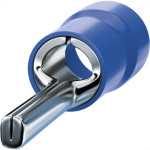 Terminal Pino Pre-Isolado Sforplast 1,5 A 2,5Mm Comprimento 10Mm - Azul