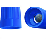 Conector Torcao Sforplast Com Mola 0,8 A 4,5Mm Azul