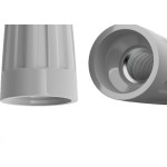 Conector Torcao Sforplast Com Mola 0,8 A 2,5Mm Cinza