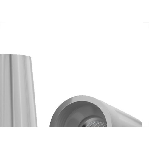Conector Torcao Sforplast Com Mola 0,8 A 2,5Mm Cinza