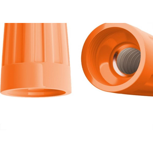 Conector Torcao Sforplast Com Mola 1,50 A 6Mm Laranja