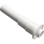 Tubo Ligacao Tigre Abs Branco Ajustavel Sanfonado Com Spud