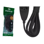 Extensao Intelbras 3 Tomadas 2 Polos + Terra 10A. Preta 5M. - 4830169