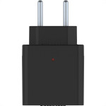 Plug Protetor De Tensao Qualitronix 2 Polos 10A. Preto - Qpp01P