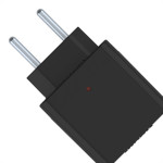 Plug Protetor De Tensao Qualitronix 2 Polos 10A. Preto - Qpp01P
