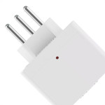 Plug Protetor De Tensao Qualitronix 2 Polos + Terra 10A. Branco - Qpp03B