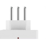 Plug Protetor De Tensao Qualitronix 2 Polos + Terra 10A. Branco - Qpp03B