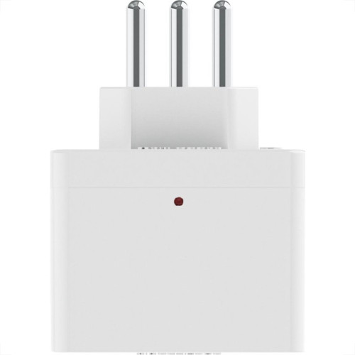 Plug Protetor De Tensao Qualitronix 2 Polos + Terra 20A. Branco