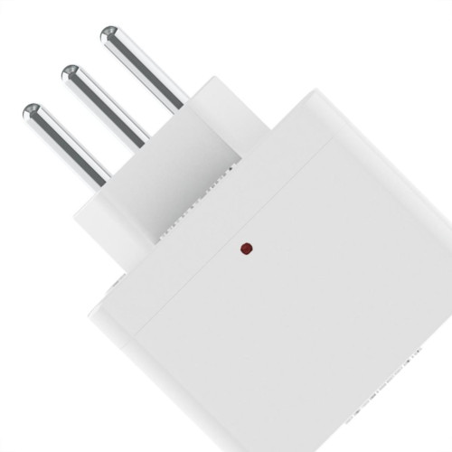Plug Protetor De Tensao Qualitronix 2 Polos + Terra 20A. Branco
