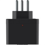Plug Protetor De Tensao Qualitronix 2 Polos + Terra 20A. Preto