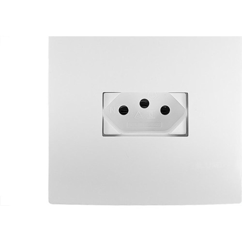 Conjunto Ilumi I9-Inove Branco Com Placa 2 Tomadas 20A. - 94121 Monobloco