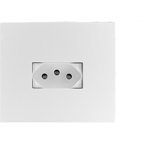 Conjunto Ilumi I9-Inove Branco Com Placa 2 Tomadas 20A. - 94121 Monobloco