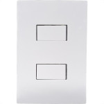 Conjunto Ilumi I9-Inove Branco Com Placa 2 Simples 10A. - 9418