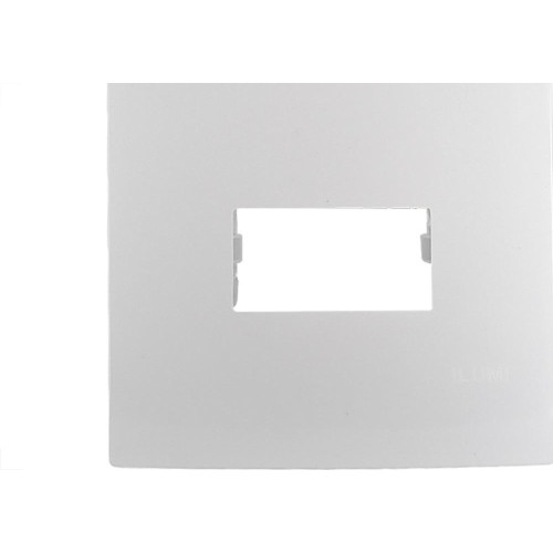 Placa Conjunto Ilumi I9-Inove Branco 4X2 2 Modulos Horizontais Com Suporte - 96080
