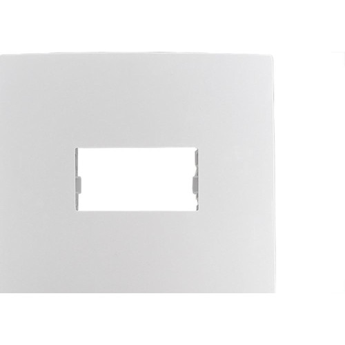 Placa Conjunto Ilumi I9-Inove Branco 4X2 2 Modulos Horizontais Com Suporte - 96080