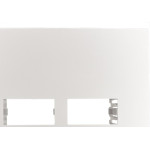 Placa Conjunto Ilumi I9-Inove Branco 4X4 1 Modulo + 1 Modulo Separados Horizontais Branca - 97060