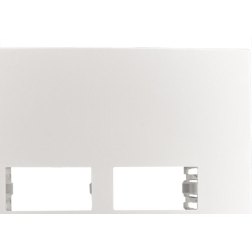 Placa Conjunto Ilumi I9-Inove Branco 4X4 1 Modulo + 1 Modulo Separados Horizontais Branca - 97060