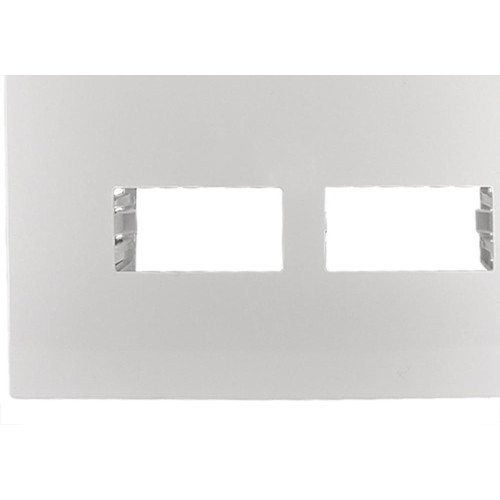 Placa Conjunto Ilumi I9-Inove Branco 4X4 2 Modulos + 2 Modulos Separados Horizontais Branca - 97070
