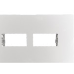 Placa Conjunto Ilumi I9-Inove Branco 4X4 2 Modulos + 2 Modulos Separados Horizontais Branca - 97070