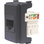 Modulo Ilumi Slim 1 Tomada Rj-45 Preto 81644