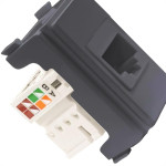 Modulo Ilumi Slim 1 Tomada Rj-45 Preto 81644