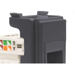 Modulo Ilumi Slim 1 Tomada Rj-45 Preto 81644
