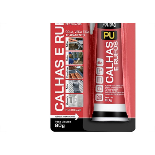 Cola Veda Calha Garin Polidag Cinza 80G