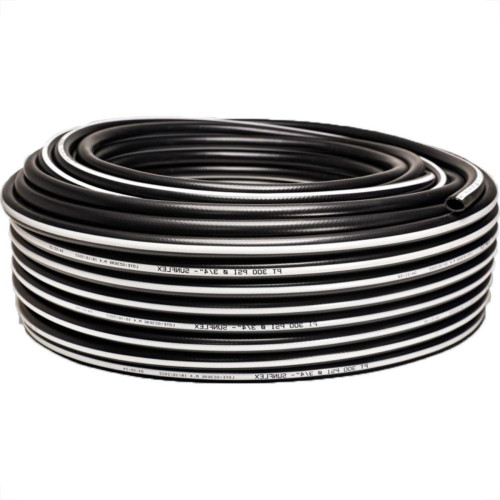 Mangueira Irrigacao Pt200 House Protection U.V. Preta Sunflex 3/4''X 2.5Mm - 50M - 60406