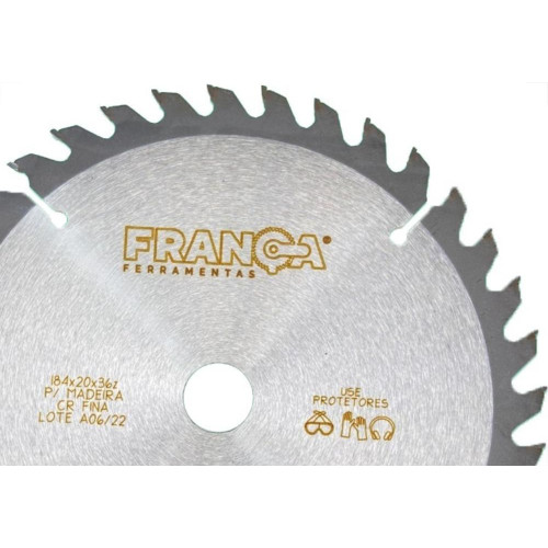 Serra Circular Widea Franca 184Mm X 24 Dentes X 20Mm Pro - 0252