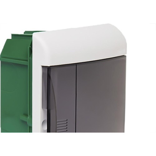 Centrinho Schneider Pvc Embutir Fume Para 5 Disjuntores Din Sem Barramento