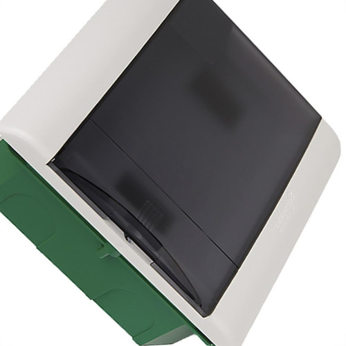 Centrinho Schneider Pvc Embutir Fume Para 8 Disjuntores Din Sem Barramento