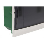 Centrinho Schneider Pvc Embutir Fume Para 8 Disjuntores Din Sem Barramento