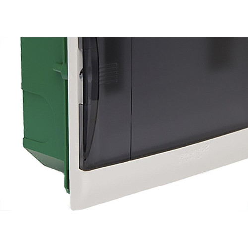 Centrinho Schneider Pvc Embutir Fume Para 8 Disjuntores Din Sem Barramento