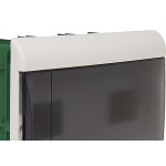 Centrinho Schneider Pvc Embutir Fume Para 12 Disjuntores Din Sem Barramento