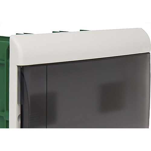 Centrinho Schneider Pvc Embutir Fume Para 12 Disjuntores Din Sem Barramento